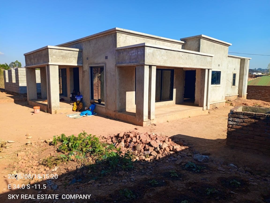 3-Bedroom Unfinished House — Area 4, Mzuzu